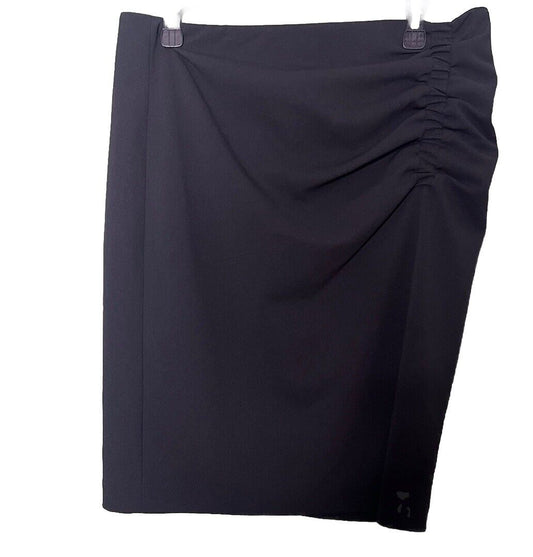 NEW Calvin Klein 10 Black Stretch Womens Straight