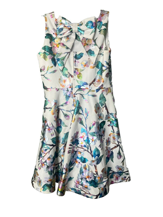 Girls Dresses 14 Floral Dress Sleeveless Rare Editions