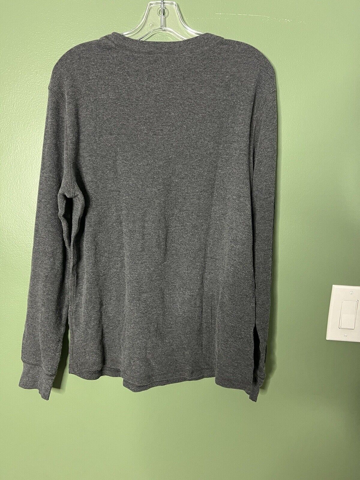 Hanes Mens Long Sleeve Essential-T 100% Cotton Stylish T-Shirt Large