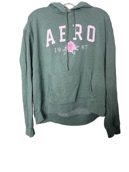 Aeropostale Hoodie Women’s Blue Long Sleeve Pullover Size XL
