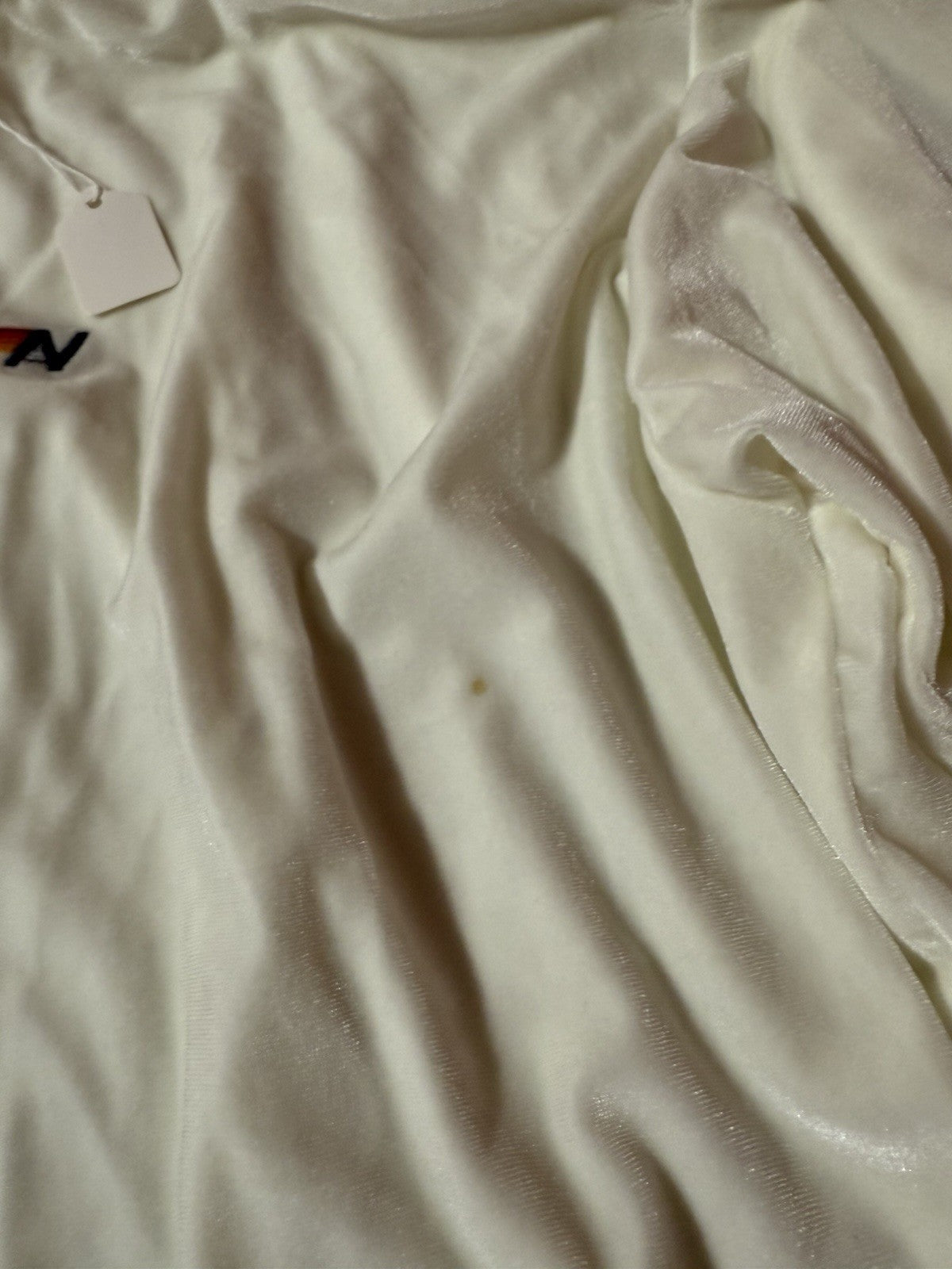NWT Aviator Nation Classic velvet Relaxed White Medium
