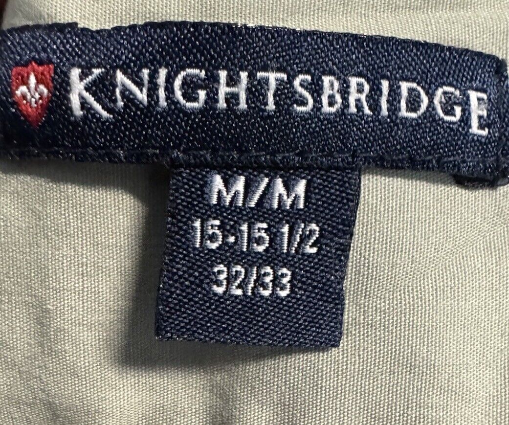 Men's Knightbridge button down shirt, size M 15-15.5