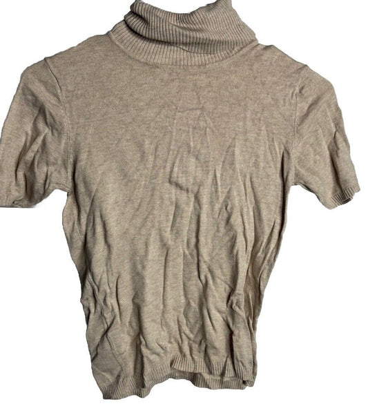 MNG Top Short Sleeve Casual 100% Cotton Women’s Size Small