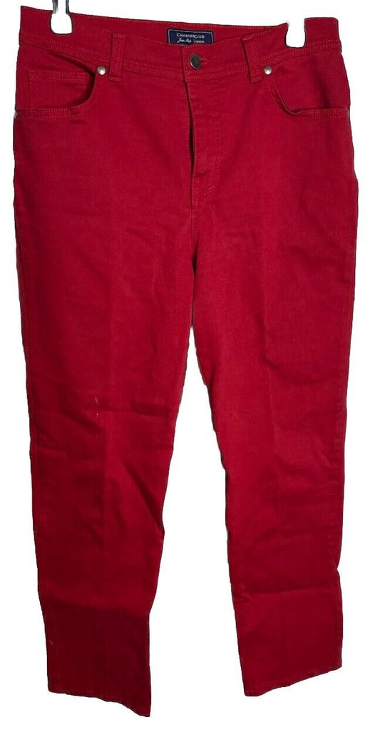 Charter Club Women's Pants Tapered Work Pants Size 8P