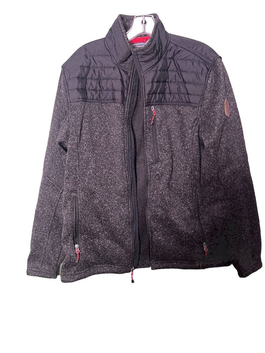 Free Country Men's Frore Sweater Full Zip Jacket with pocket Size Medium