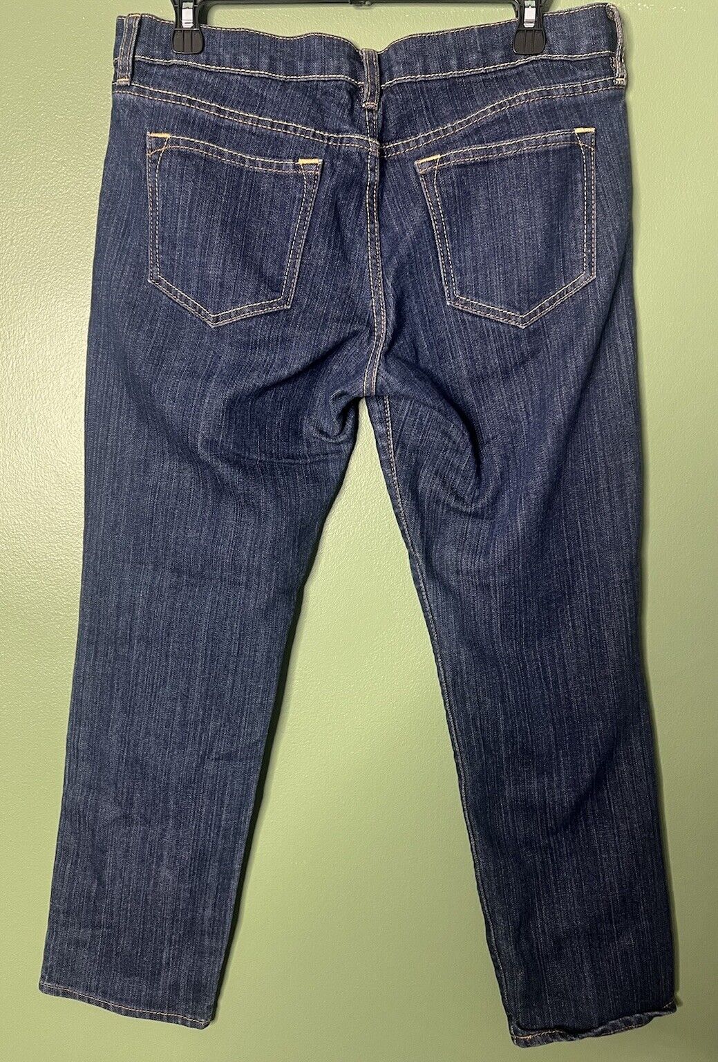 Old Navy The Diva Straight Leg Jeans Women's 10 Short  Blue Dark Waste