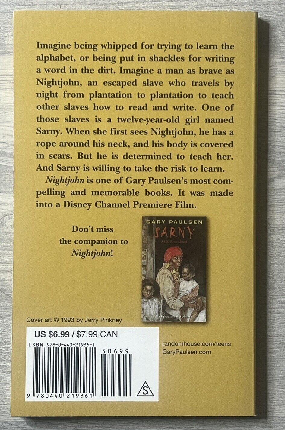 Night John - paperback,  By GARY PAULSEN