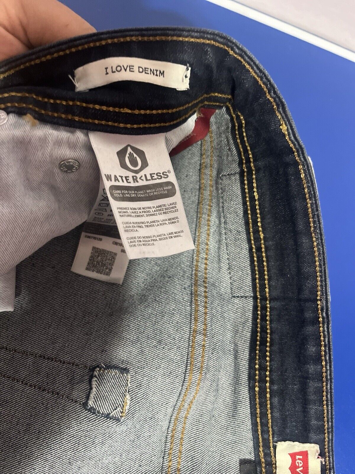 Levi's Narrow Fit Pants Mens 36 x 30 Regular Fit Straight Leg Blue Denim Jeans