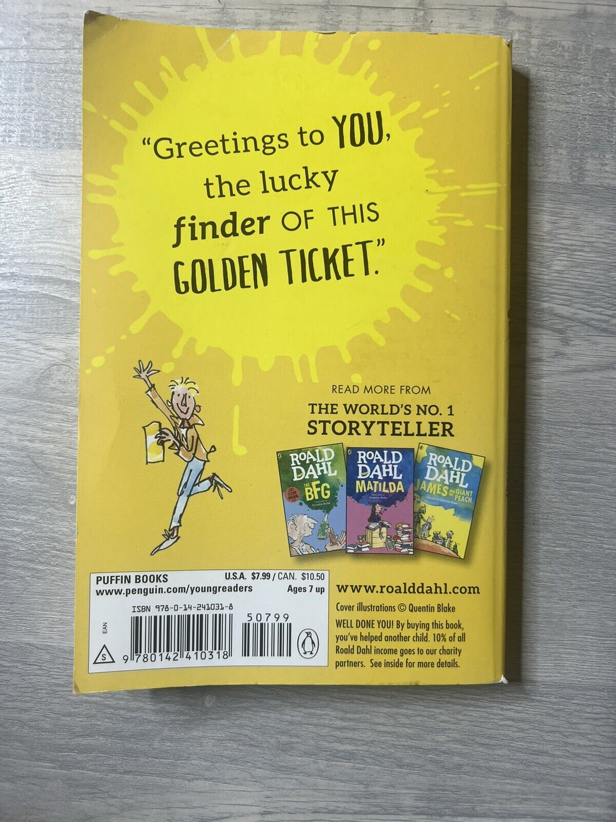 Charlie And The Chocolate Factory By Roald Dahl 1998