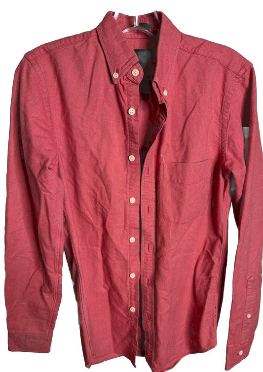 J Crew Flannel Shirt Xs Slim Fit Long Sleeve Button Down