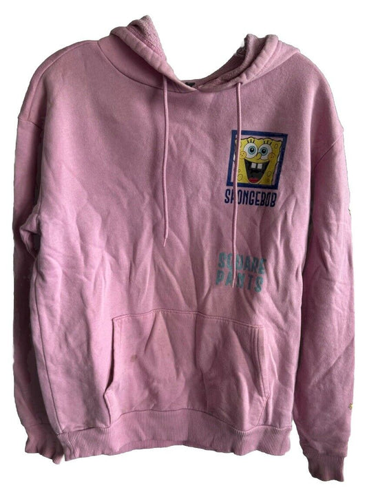 Nickelodeon Spongebob Squarepants Pullover Hoodie Size Medium