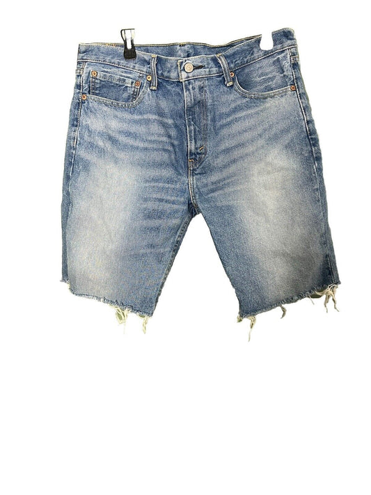 Levi's Shorts 511 Gray Distressed Denim Men's Size 36 Pockets Slim Fit