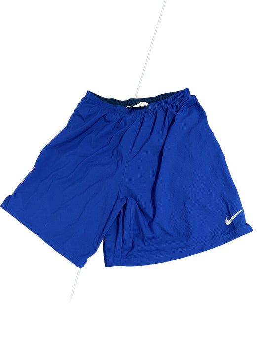 Vintage Nike Basketball Shorts Size L Mens Blue Pockets