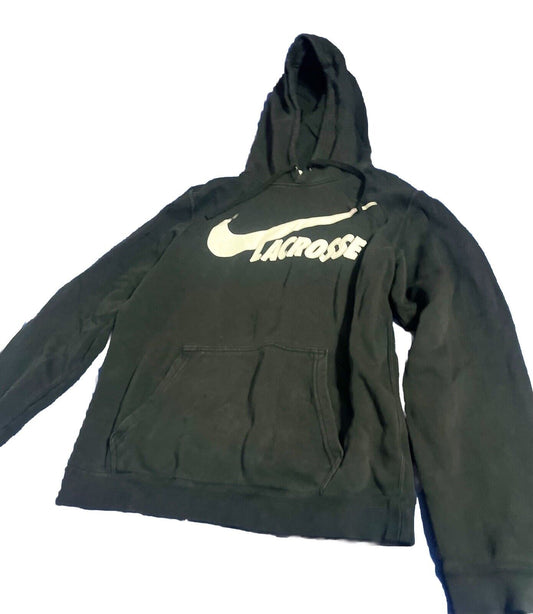 Nike Black Lacrosse Sweatshirt Men’s Size Small, High Quality,very Rare Find