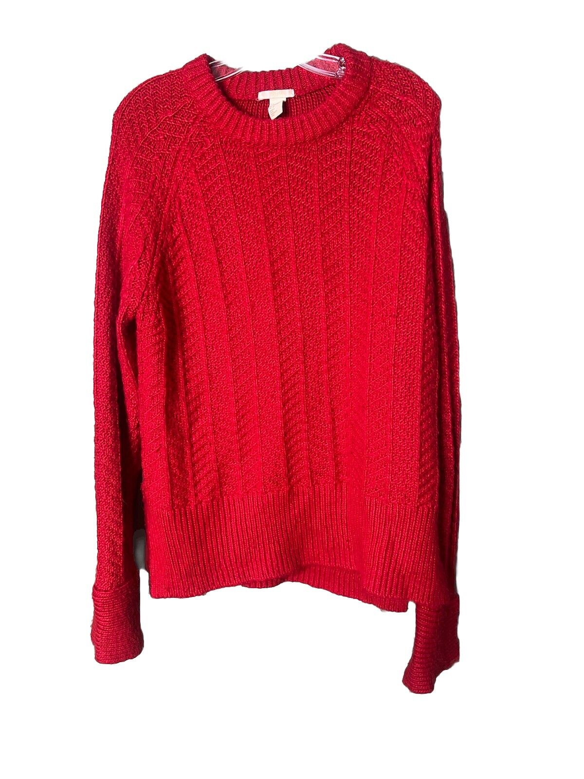 H & M Womens Size Medium Long Sleeve Sweater Knit Cotton Quality Top