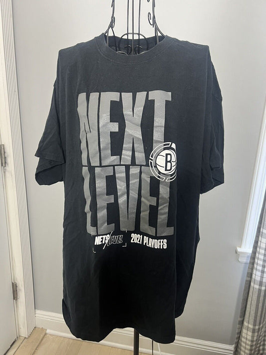 Brooklyn Nets Men Shirt Large Basketball Playoffs 2021 New York Large/ No Sz Tag