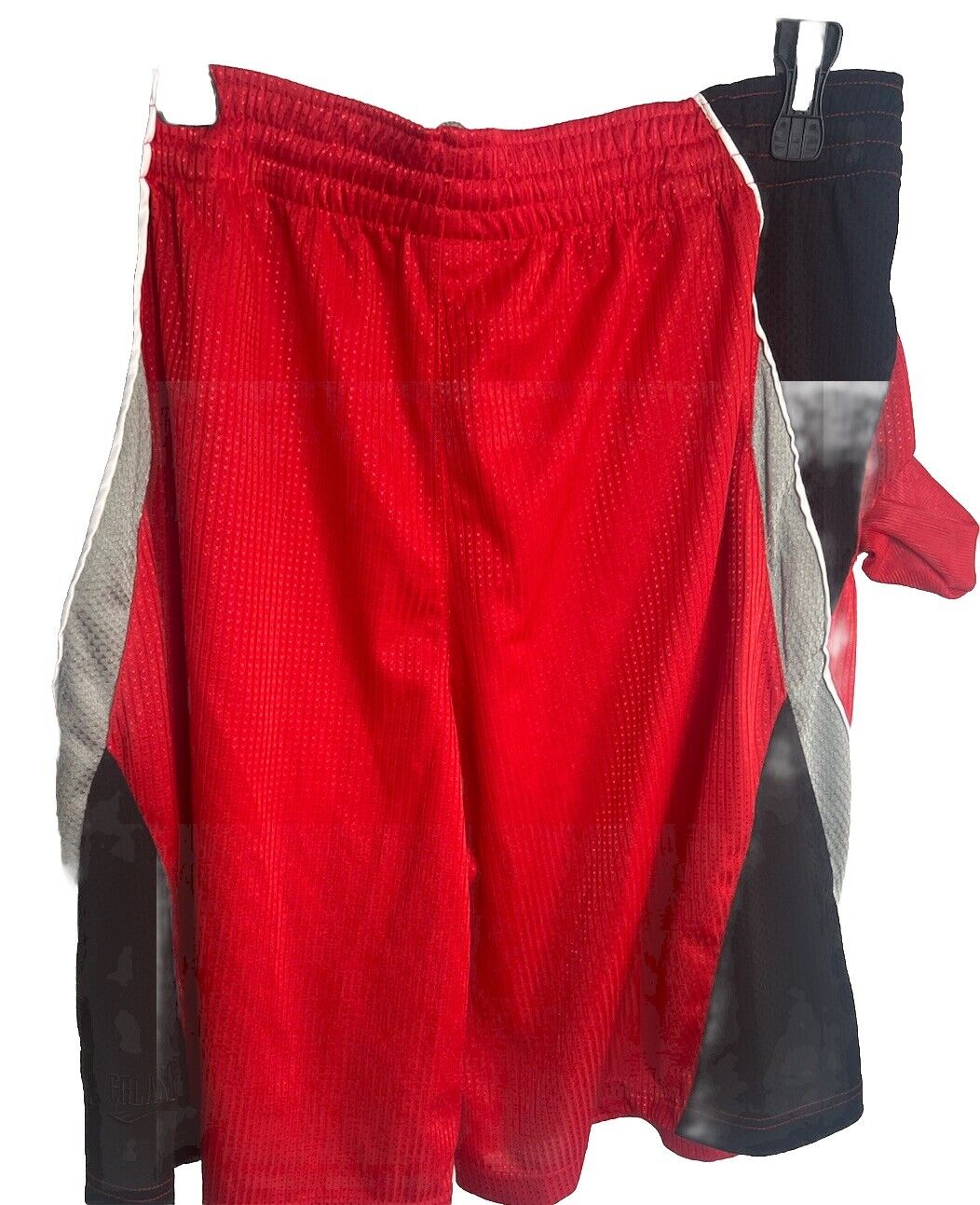Everlast Mens Athletic Drawstring Shorts Size Large Red With Pockets