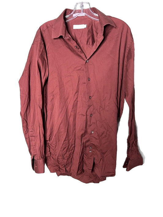 Calvin Klein Mens Size 16.5 34/35  Dress Shirt