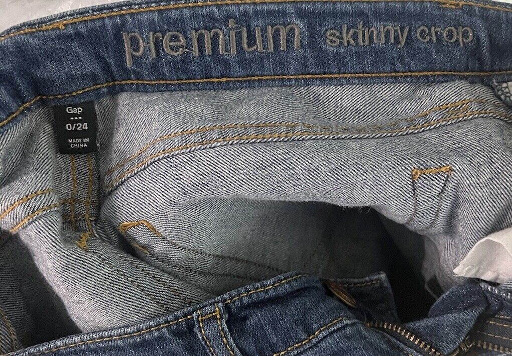 Gap Jeans Women's Blue 0/24 Premium Boyfriend Denim Pants