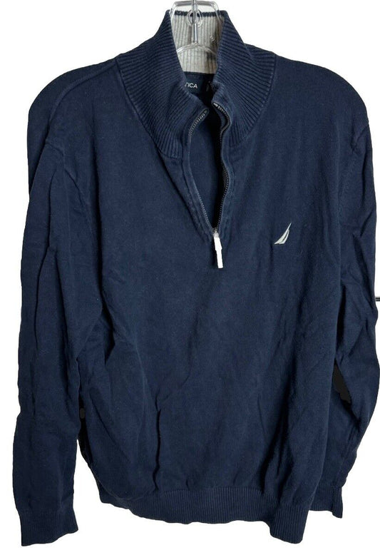 Nautica Men’s  1/4 Zip Pullover Sweater Size Large