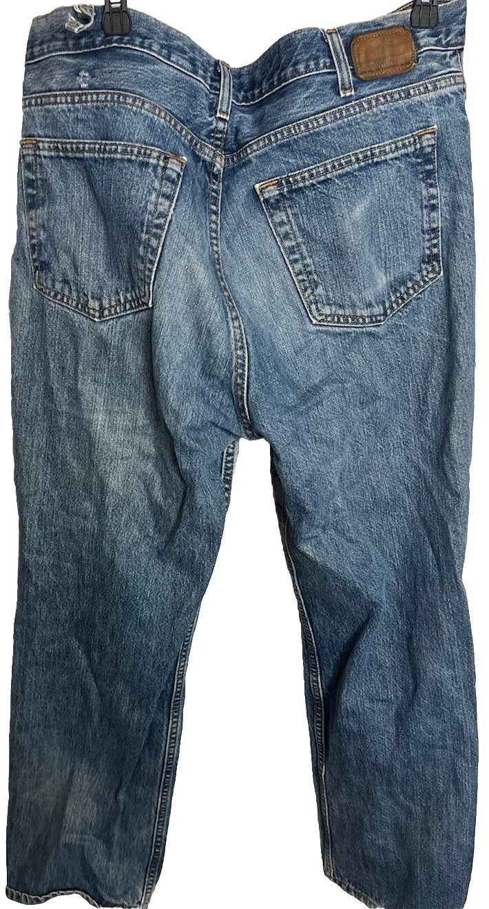 VTG Gap Easy Fit Jeans Men's 36x30 Stonewash Blue 100% Cotton Denim Y2K Dad