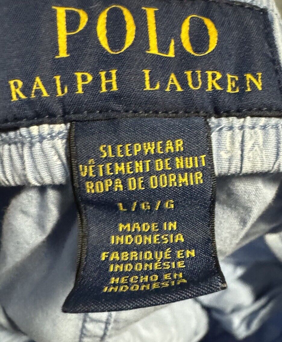 POLO Ralph Lauren Men's 100% Cotton Plaid Pajama Pants Size Large