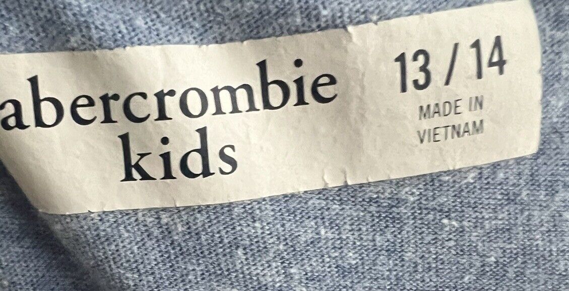 Abercrombie & Fitch T-Shirt Boys Youth Size 15/16 XL Short Sleeve Logo