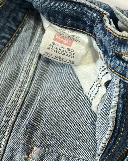 Wrangler Jeans, Men’s Size 30x30, Regular Fit, Blue Denim Pants