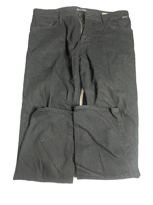 Mavi Black Denim Mens 34x32 Jeans Jake Slim Leg