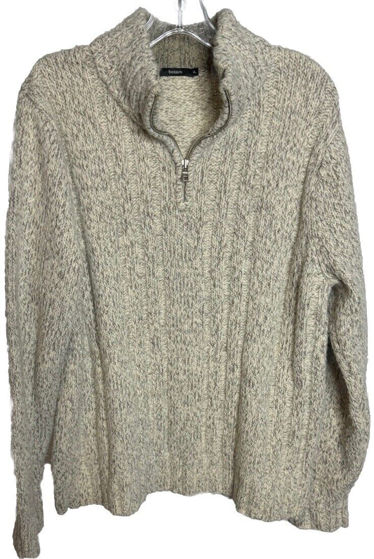 Bossini 1/4 Zip  sweater size XL