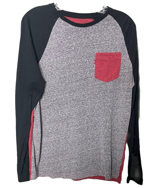 Levis Shirt Mens Medium Pullover Long Sleeve Tee