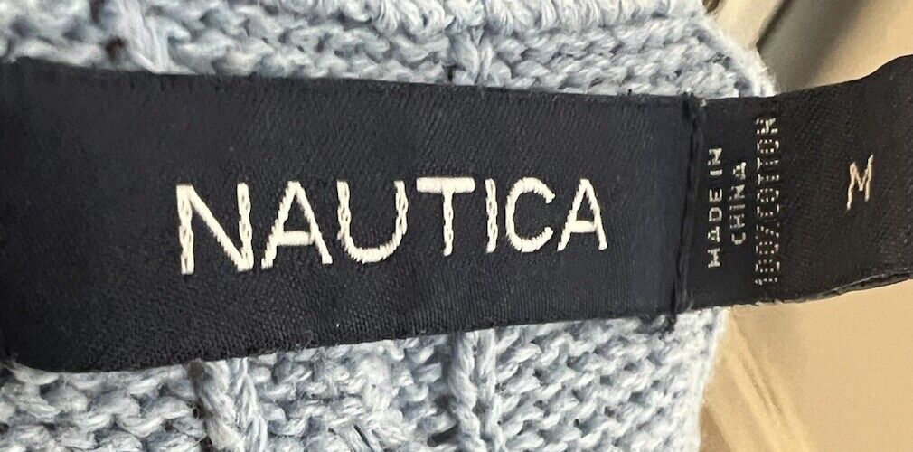 Nautica Sweater Adult M Blue Long Sleeve Pullover Mens Crewneck