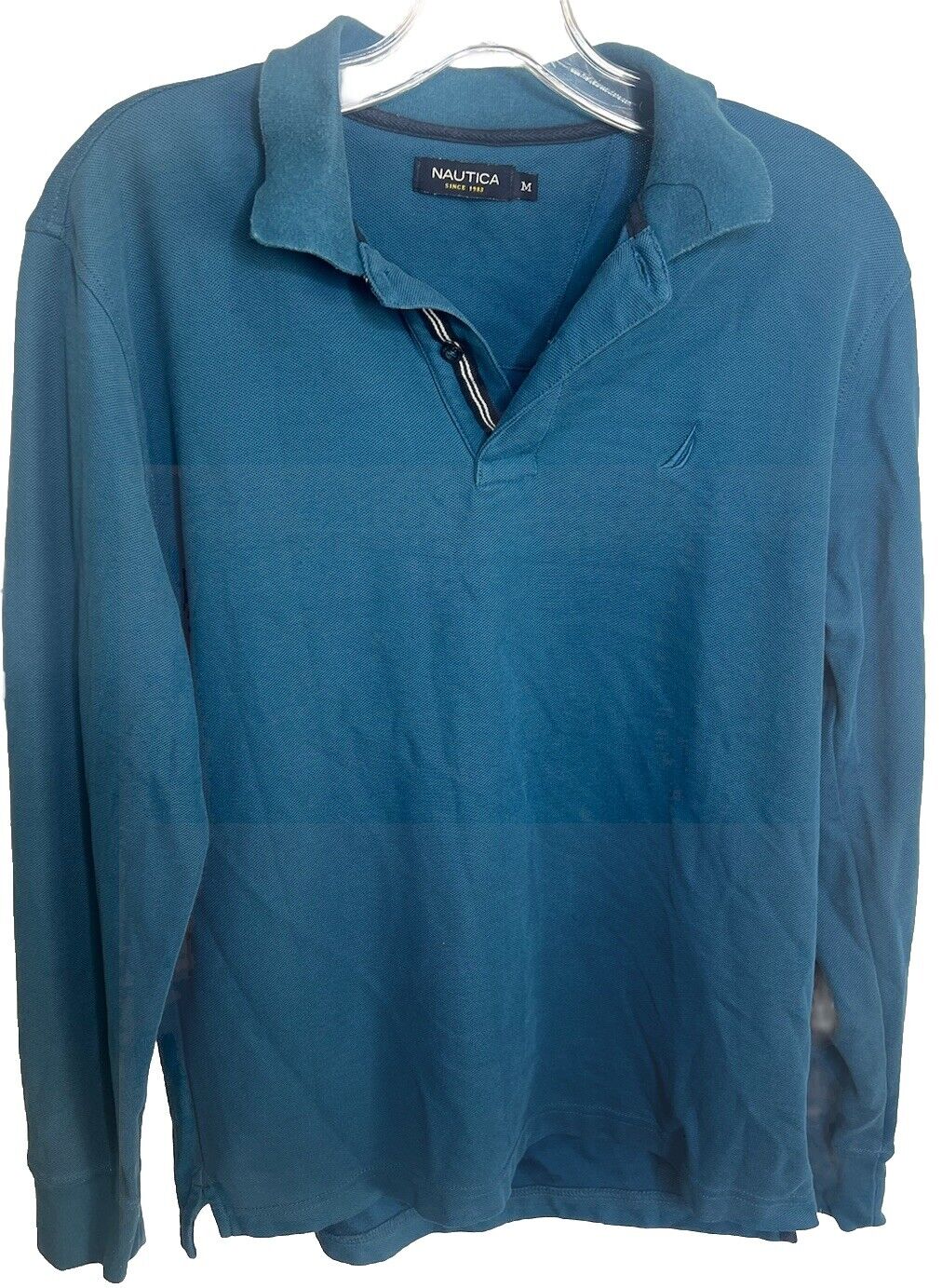 Men’s Nautica Polo Bay Blue Sz M