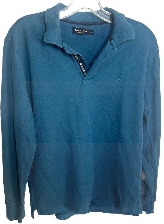 Men’s Nautica Polo Bay Blue Sz M