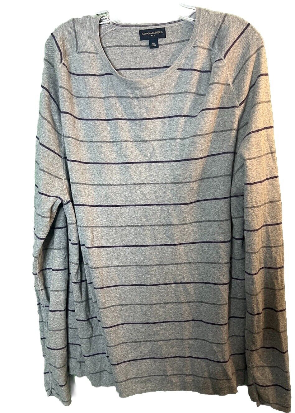 Banana Republic Long Sleeve Pullover Shirt Men's 2XL Stretch