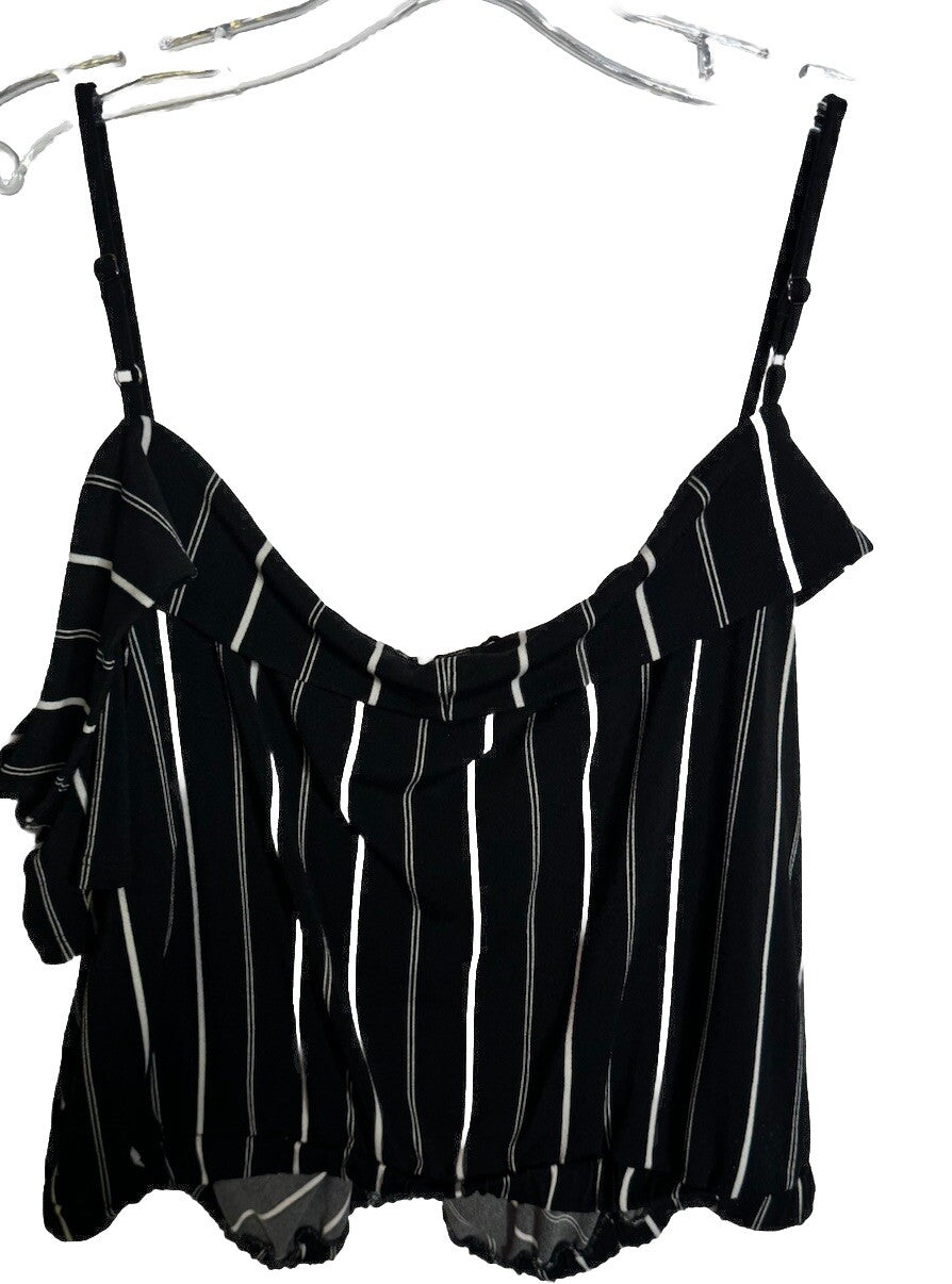 Women's Express Black  Spaghetti Strap Tank Top Size XL