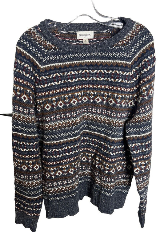 Goodfellow & Co. Men's Crewneck Knitted Pullover Sweater, Size Large