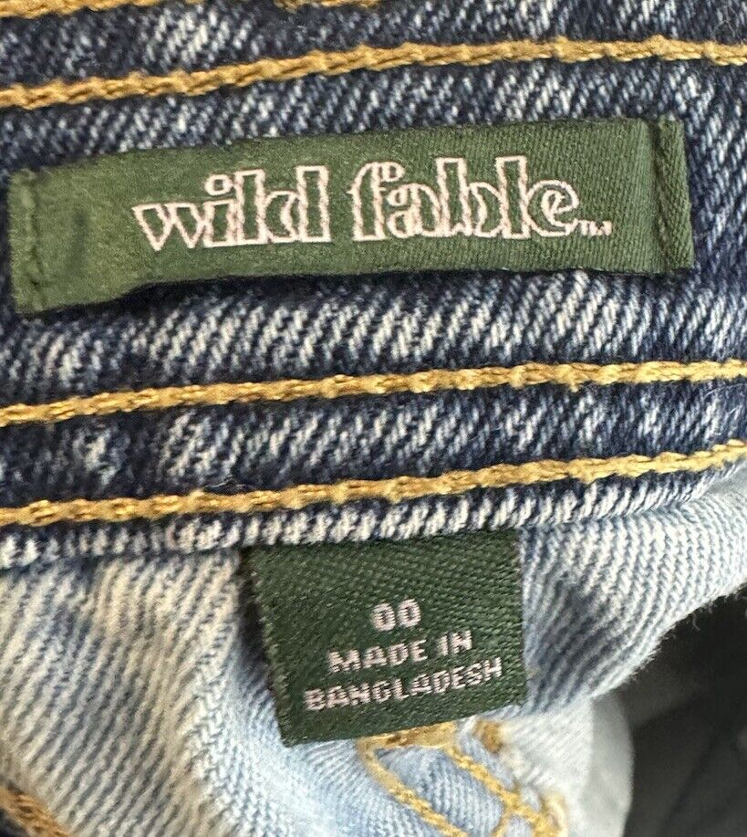 Wild Fable High-Rise Women's Size 00  Denim Cut-Off Shorts