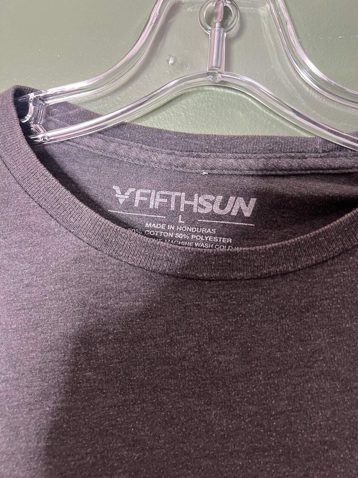 NASA Logo Gray Men's Graphic T Shirt Large