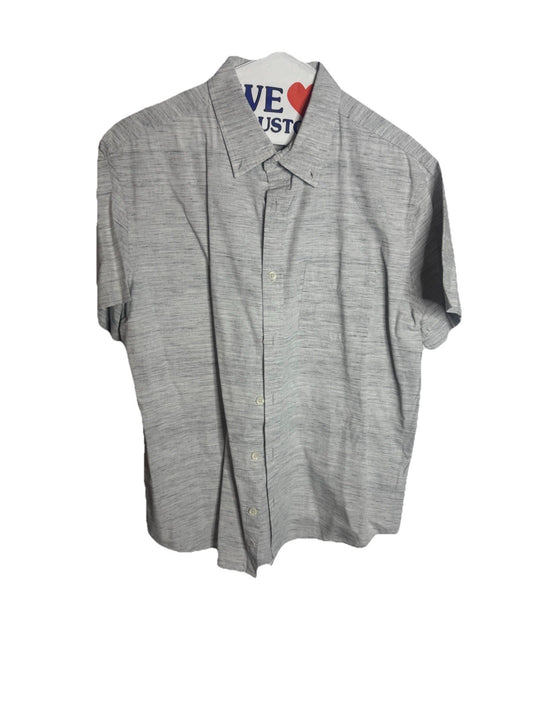 Urban Pipeline Men’s Button Down Short Sleeve Shirt Large