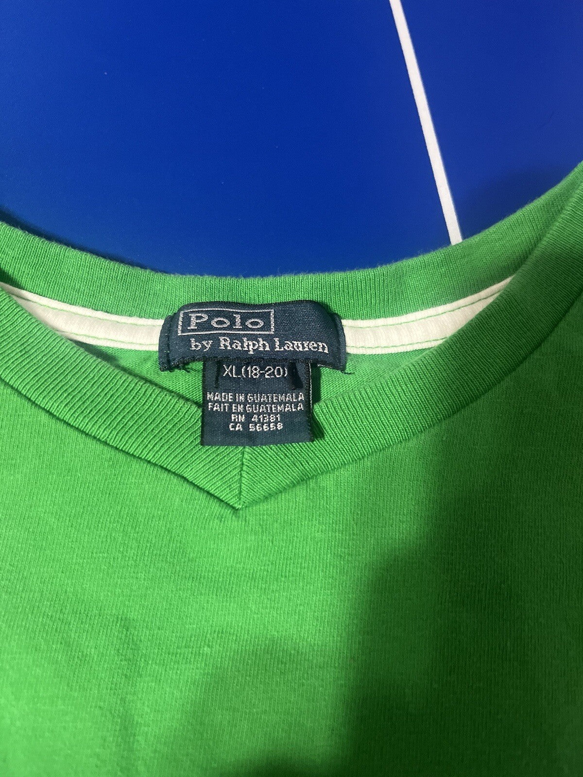 Polo Italia Shirt, Boys Size XL, Ralph Lauren, High Quality, Designer, Green