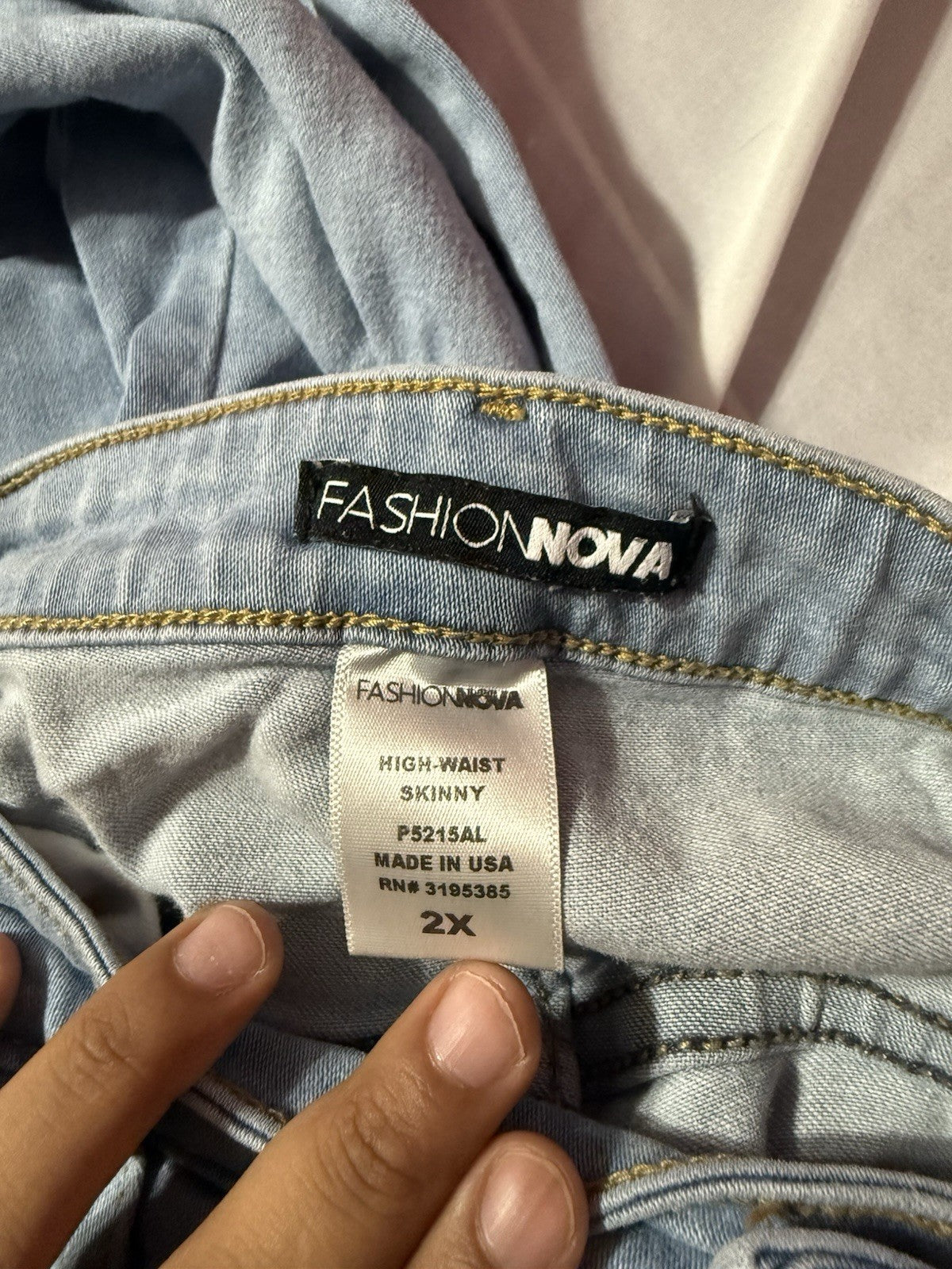 Fashion Nova High Waist Skinny Jeans Women's Size 2X