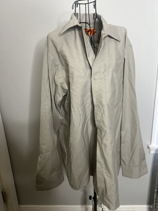 Red Cap Men’s Long Sleeve Work Shirt Size L