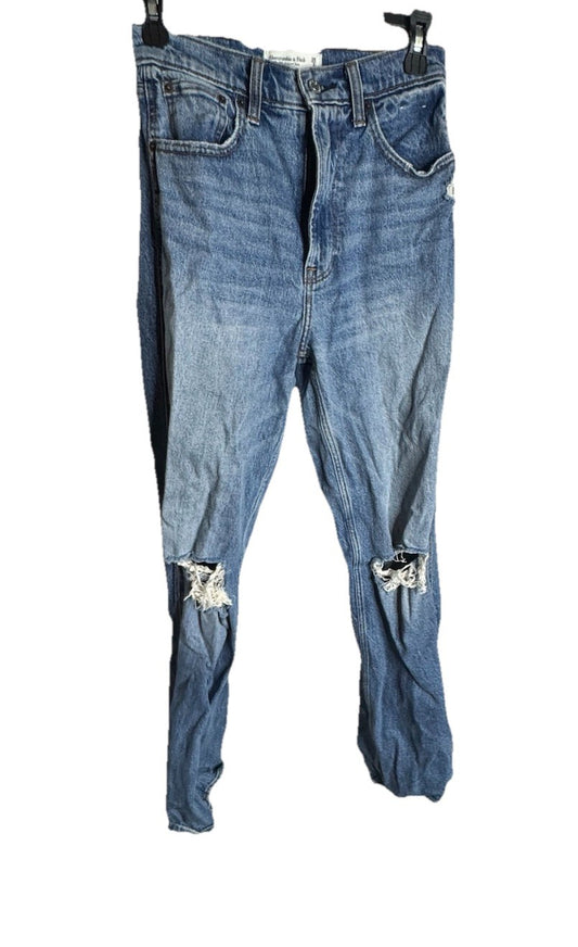 Abercrombie & Fitch Womens 26/2R Blue The Skinny High Rise Jeans Stretch