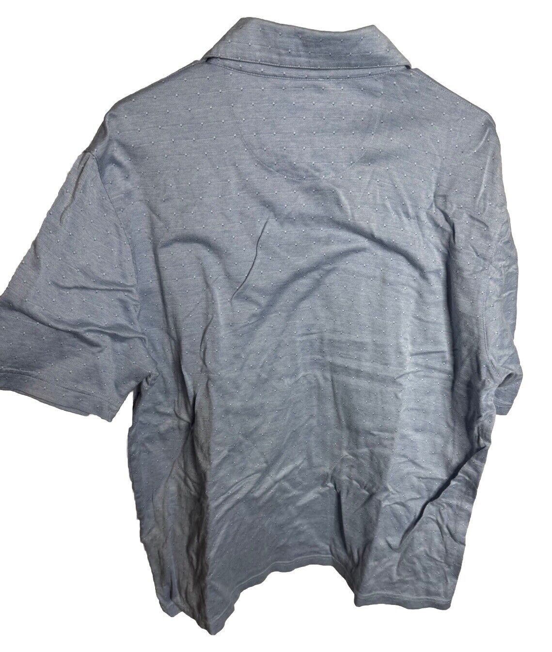 Jos A Bank Shirt Mens Large Polo Casual Button Short Sleeve Collared Travel