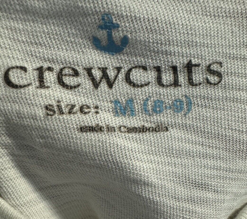 Crewcuts Boys T Shirt Size 8-9 Medium Short Sleeve