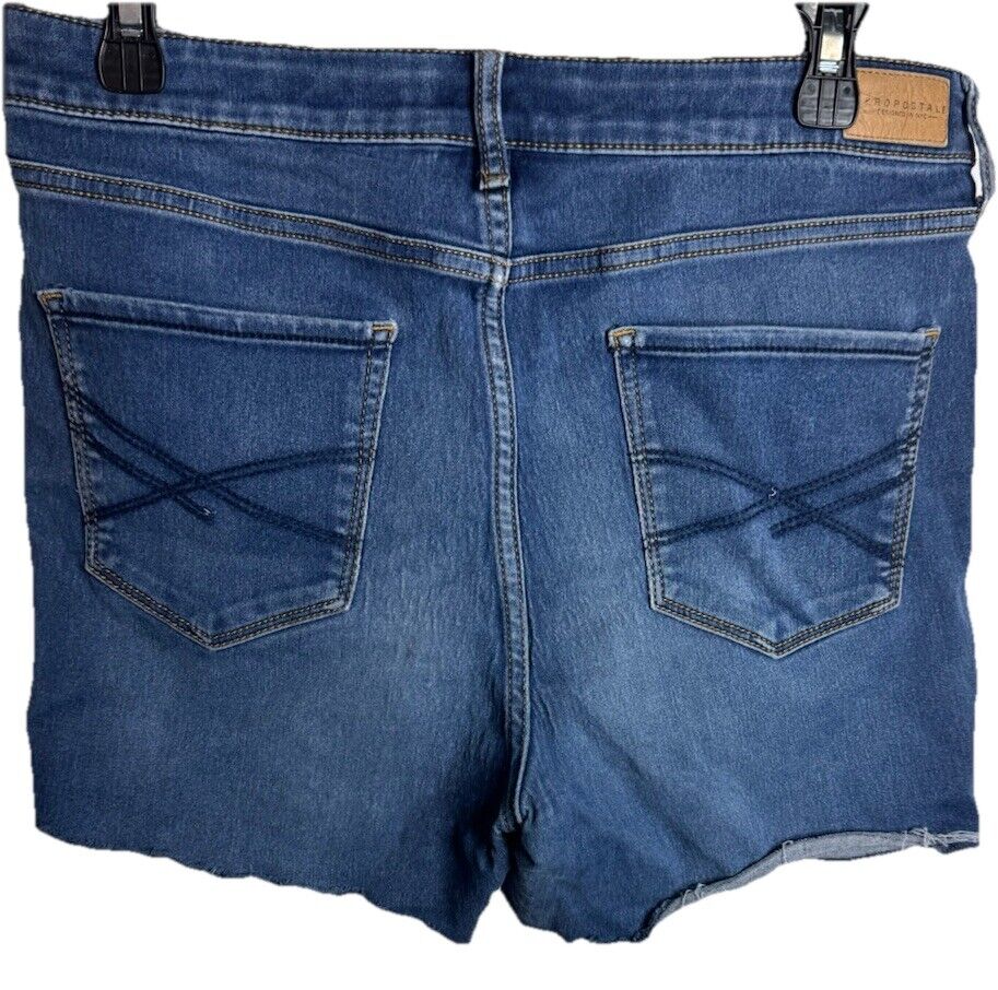 Aeropostale Distressed Jean Shorts Women's Midi Size 12 I