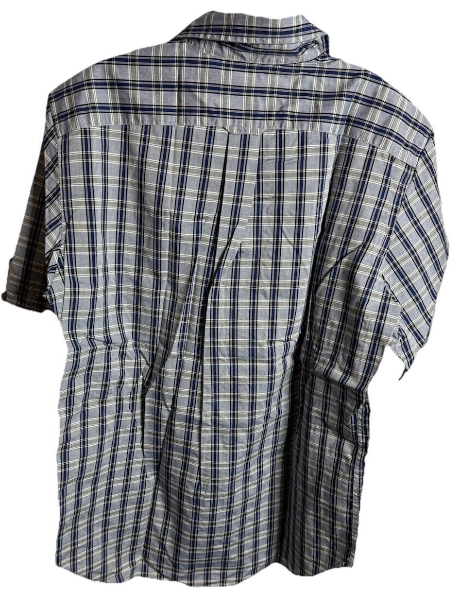 Nautica Shirt Men's Size Large Button Down Short Sleeve Geometric