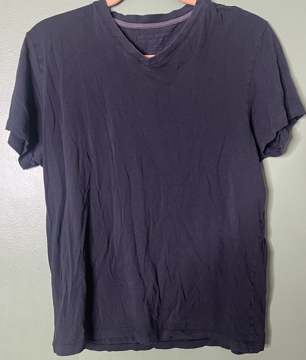 Banana Republic Short Sleeve Cotton Blend T-Shirt Men's M