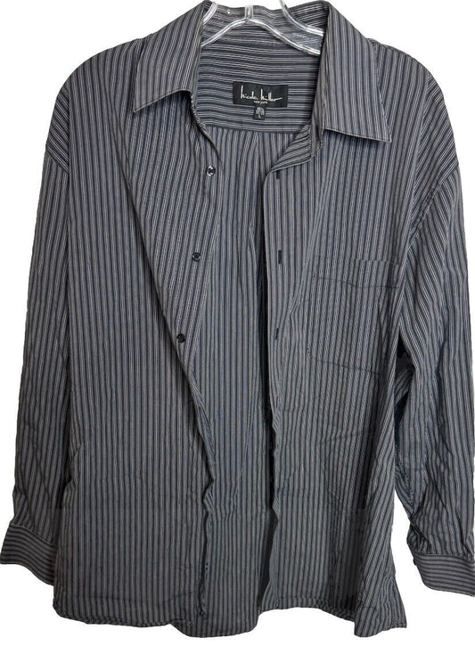 Nicole Hiller New York Men’s Shirt Button Up 16.5 32/33